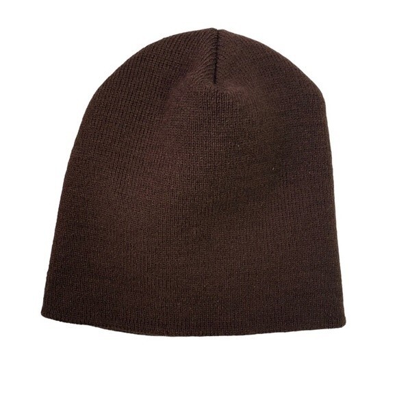 Unisex Dark Brown Beanie - Picture 1 of 2